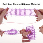 Silicone Penis Sleeve With Large Particles, Penis Sex Ring Girth Enhancer For Men Erection,Penis Sheath,Delay Ejaculation Stronger Enhancement Men'S Adult Sex Toys For Couples