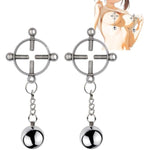 Nipple Clamps Exotics Nipple Grips Non Pierced Weight Nipple Rings Adjustable Metal Nipple Clamps Nipple Clip With Bell For Women Men Sex Pleasure Toy