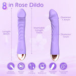 Vibrator Dildo Adult Sex Toys for Women, G Spot & Clit Massager