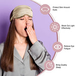 20 Pcs Silk Sleep Eye Mask Bulk, with Elastic Strap, Multicolored