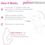 Palmembrace Silicone Attachment Head, Dual Stimulation, Compatible With Plug And Play, Recharge, And Original Massager, Soft Touch Silicone