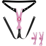 Lightweight Cock Cage With Black Anti-Fall Belt Inverted Chastity Lock Sissy Bdsm Bondage Sex Toys For Men,Women (Pink,Large)