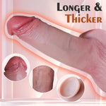 Realistic Huge Penis Feels Like Skin Big Curved Anal Dildo, Strong Suction Cup Dildo For Hands-Free Play, Real Thick Dildos, Adult Sensory Sex Toys For Couples