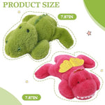 2 Pc Weighted Plush Toys Alligator And Dragon Soft Stuffed Animals For Kids Cute Stuffed Animal Gift For Friends And Kids 7.8 Inch 0.3Lbs