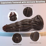 7.3" Realistic Soft Anal Plug Huge Monster Dildo Sex Toy, Large Butt Plug With Suction Cup For Hands-Free Play, Xl Anal Stretcher Dragon Dildo For Experienced