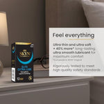 Elite Extra Lube Ultra-Thin Lubricated 12 Count And Non-Latex Lubricated Condoms 12 Count