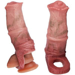 Monster Reusable Unique Liquid Silicone Soft Fantasy Dildo Sleeve, Penis Sleeve Sheath Horse Dildo Sleeve Enlarger, Male Sex Toy Extender Adult Toy For Men Couples