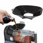 Anti-Splash Flow Hood For Ninja Slushie Machine Fs301/Fs300/Fs299 - Liquid Guide Cover - Ninja Slushie Machine Accessories - No Spills When Pouring Beverages/Fruit Juices (Black)