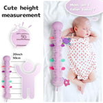 Infant Baby Musical Stuffed Animal Activity Soft Toys With Multi-Sensory Crinkle, Rattle And Textures, For Tummy Time 0-3-6-12 Months Girls, Caterpillar, Purple With Mirrow