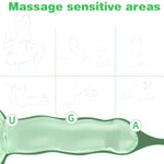 Cute Dildo Clear 6.7" Beginner Dildo With Strong Suction Cup Hand Free Play Flexible Soft Dong, Vaginal And Anal Stimulation Adult Sex G-Spot Dildos Toys For Adult- Green