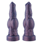 7.25" Silicone Dog Dildo, 6.3" Insertable Realistic Penis With Kliclok System, Hands-Free Play Soft Sex Toy - Beginner Series