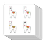 Alpaca Llama Stickers 1in for Scrapbooking, Arts, and Crafts, 80-Pack