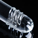 6.3 Inch Clear Realistic Glass Dildo, Small Beginner Dildo, Transparent Crystal Thin Cute Penis, Prostate Massager Slim Anal Plug For G-Spot Stimulation And Anal Training For Men And Women