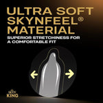 King Elite Large Extra Glide Non-Latex Condom 10 Count