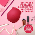 Rose Toy Sucking Vibrator For Women – Premium Rose Sex Toy With Multiple Sucking & Vibrating Modes For Pleasure – Sucking Sex Toy Clitoral Stimulator, G-Spot,Nipple Vibrator For Intense Fun And Much..