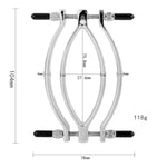 Clitoris Clamp With Tow Rope For Women,Adjustable Labia Spreader Clamps,Adult Games Clitoris Stimulator Teasing,Stainless Steel Sex Toys G-Spot Massage (Labia Clamp)