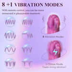 9.25" Vibrating Fantasy Dildo With Remote Control,Thick Horse Dildo Vibrator With 8+1 Modes,Silicone Monster Penis With Suction Cup For G-Spot Clit Anal Stimulation, Adult Sex Toy For Women Men Couple