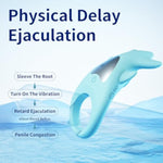 E-Intense Whale Vibrating Penis Ring Sex Toy For Couple Silicone Penis Ring With 6 Vibration Patterns Ipx6 Waterproof Remote Control Cock Ring Vibrators Couples Sex Toys