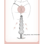 Hollow Anal Butt Plug Metal Anus Vagina Dilator Anal Trainer Expander Toys G-Spotting Stimulation Prostate Massage Anal Dildo Adult Sex Toys For Women Men