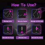 Electric Shock Wand With 9 Levels, Rechargeable Bdsm Electric Stick Sex Game Kinky Sm Tool Adult Sex Toy For Couples