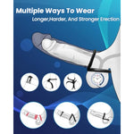Silicone Cock Rings Set for Men - 8 Different Sizes for Enhanced Erection and Pleasure