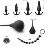 Sex Bondage Restraints Bdsm Kit, 33Pcs Leather Bondage, Anal Plug Anal Beads Sex Dice Sex Things For Couples Kinky