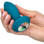 Power Gem Vibrating Petite Crystal Probe - Blue