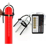 Male E-Stim Controllable Penis Sounds Urethral Plug Electric Dilator Stretcher With Power Box Bdsm Sex Toy (A)