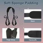 Sex Toys Bondage Legs Restraints - Bdsm Adjustable Thigh Sling & Demountable Hand Cuffs, Bondage Gear & Accessories Blindfold, Restraints Kits Sex Toys For Bdsm Games, Sex Sm Straps