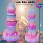 Thick Monster Dildo,Width 2.24 Inch,Overall Length7.48 Big Huge Anal Dildo With Strong Suction Cup For Hands-Free Play, Adult Sex Toys For Women Men Gay Couple For Clitoral Vaginal Anal Stimulation