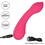 Liquid Silicone Pixies Teaser – Rechargeable Travel Size Mini Vibrator –Waterproof Adult Sex Toy For Women – Pink