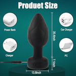 Anal Plug Vibration Sex Toy,10 Modes Vibrating Butt Plug - Led Color Light Remote Control Anal Plug, Adult Sex Toys And Games