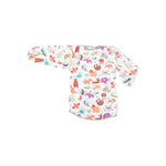Kids Art Smock Waterproof Toddler Painting Apron Long Sleeve Adjustable Neck Reusable Washable
