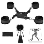 Sex Bondage Bdsm Kit Bed Restraints Set Couples Sex Toys Sex Restraints With Adjustable Straps Wrist & Ankle Cuffs Blindfold & Feather, Adult Sex Toys Bed Bondage Gear For Couples Bedroom Sex Games