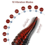 Fantasy Octopus Dildo Vibrator with 10 Vibration Modes and Suction Cup for Hands-Free Pleasure