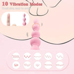 Vibrating Butt Plug,Silicone Anal Beads Plug,Vibrating Butt Plug,Prostate Massager & Anal Bullet With 10 Vibration Modes,G Spot Dildos Vibrator,Butt Adult Sex Toy