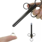 Lube Applicator 2 Pcs. For Men Women And Couples, Lube Shooter, Lube Launcher, Black