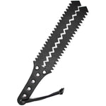 Fetish Leather Spanking Paddles 3 Layers Jagged Bondage Slapping Paddle Bdsm Flirting Toys For Couple