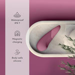 Vibe Pink Ultrawave Clit Stimulator Lay On Vibrator & Romp Free X Clitoral Suction Toy - Female Sex Toys Bundle