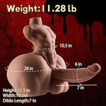 Male Sex Doll For Women With Thrusting Dildo, Gay Sex Doll Torso Dildo For Men With Big Penis Ass And Tight Anus, Unisex Realistic Sex Dolls Muscle Male Masturbator Stroker Adult Toy For Couple