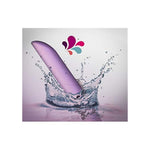 Purple Crystal Gem Supercharged Bullet Vibrator for Intimate Pleasure