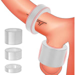 3 Sizes Silicone Cock Ring Adult Sex Toys Penis Scrotum Ring For Men Penis Ring Soft Testicle Ring For Couples Men Adult Toys