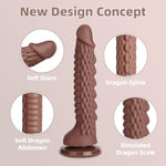 10.4 Inch Dragon Huge Dildo With Strong Suction Cup For Hands-Free Play,Realistic Monster Big Dildo Anal Plug Prostate Massager Adult Sex Toys For Vaginal G-Spot And Anal Prostate