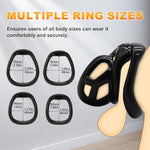 Male Chastity Cage Small Short Chastity Devices With 4 Sizes Penis Ring And Invisible Lock For Man Penis Exercise Cock Cage Bondage Gear & Accessories Lightweight Adult Sex Toys