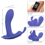 Venus Butterfly Wearable Vibrator for Women - App Controlled, Waterproof Silicone