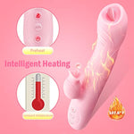 Vibrator Thrusting Dildo For Women-G Spot Vibrator Clitoral Stimulator Sex Toys Thrusting Vibrator With 7 Vibration 7 Thrust Mode,Vibrators Adult Sex Toy With Licking,Swinging,Heating,Waterproof