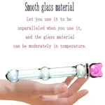 Glass Dildo Butt Plug,G-Spot Stimulation Butt Plugs Anal Beads Pleasure Wand Sex Factory Crystal Butt Plug Pleasure Wand Anal Beads Dildo Penis Masturbation For Women Men Couple