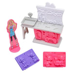 Barbie Softee Dough Pet Shop Playset with 6 Colors Modeling Compound, Ages 3+