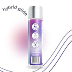 Hybrid Glide Personal Lubricant, Silicone & Water-Based Lube, Ph-Balanced, Non-Sticky, Condom And Toy Safe, 4 Fl Oz
