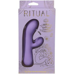 Doc Johnson Ritual - Aura - 10 Function G-Rabbit Vibrator - Silicone and Rechargeable - Discreet, Lilac